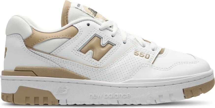 New Balance Beige Sneakers van Kalfsleer voor Vrouwen White Dames - Foto 6