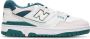 New Balance Vintage Teal Basketbal-geïnspireerde Leren Sneakers White Heren - Thumbnail 3