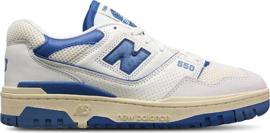 New Balance 550 Heren Schoenen Wit Maat: 42.5 Leer Foot Locker