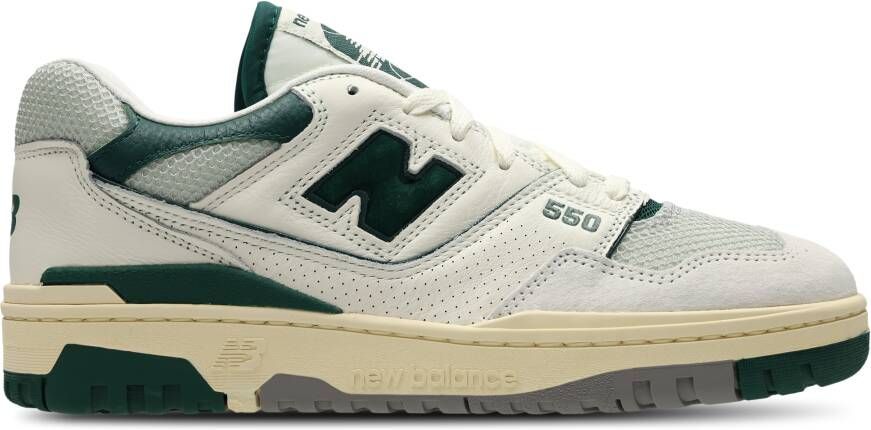 New Balance 550 Heren Schoenen Wit Maat: 42.5 Leer Foot Locker