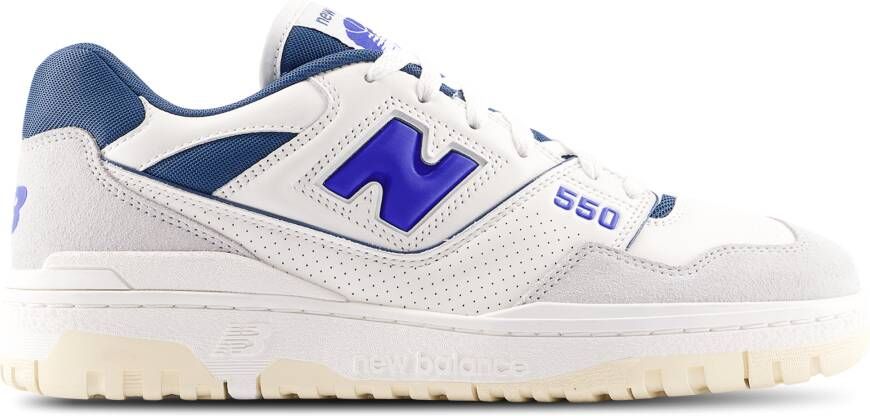New Balance 550 Sneakers Heren Wit Leer