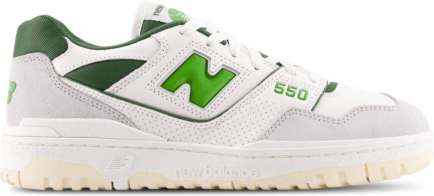 New Balance 550 Sneakers Heren Wit Leer