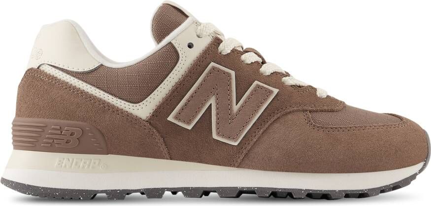 New Balance 574 Sneakers Dames Oranje Textil