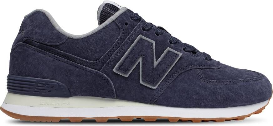New Balance 574 Heren Schoenen Blauw Maat: 40.5 Leer Foot Locker