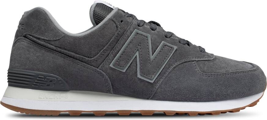 New Balance 574 Heren Schoenen Grijs Maat: 40.5 Leer Foot Locker