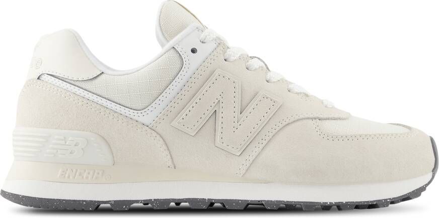 New Balance 574 Sneakers Dames Beige Textil