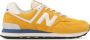 New Balance 574 Sneakers Dames Oranje Textil - Thumbnail 2