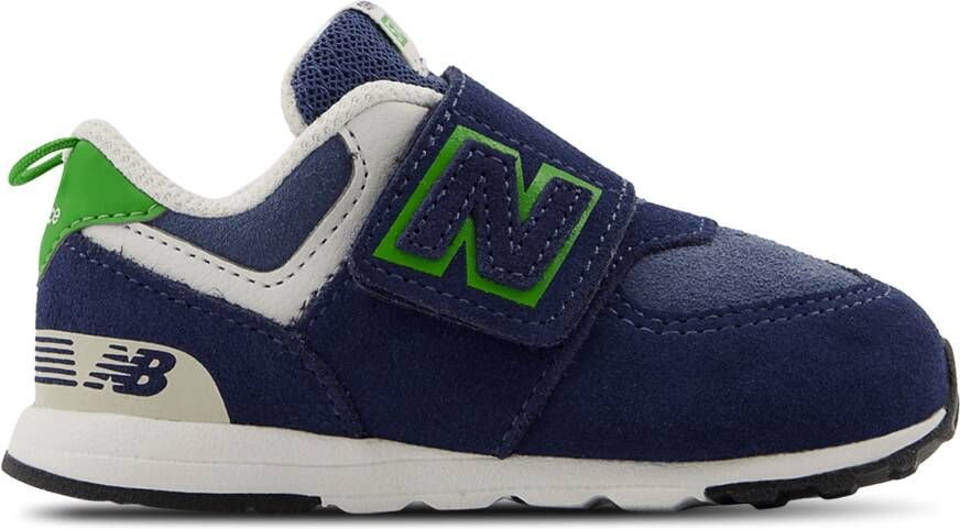 New Balance 574 Babyschoenen Blauw Leer