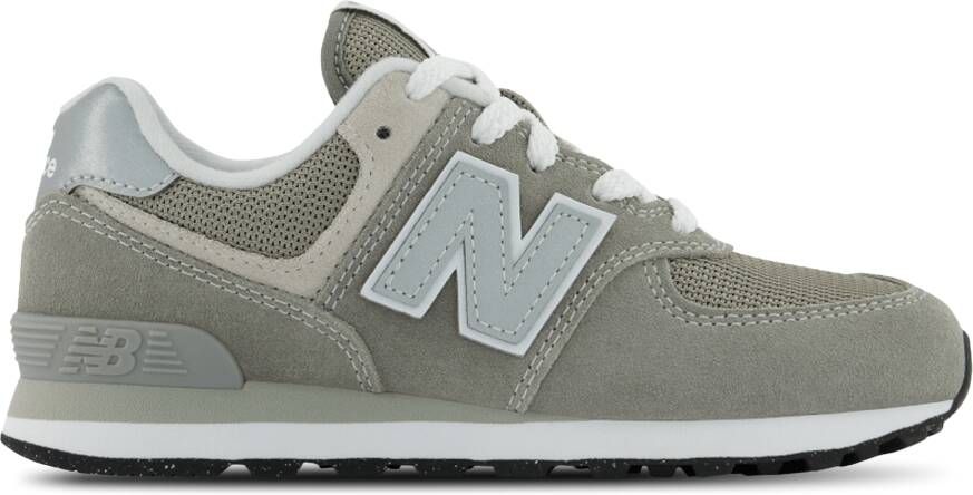 New Balance 574 Unisex Schoenen Grijs Maat: 32.5 Leer Foot Locker