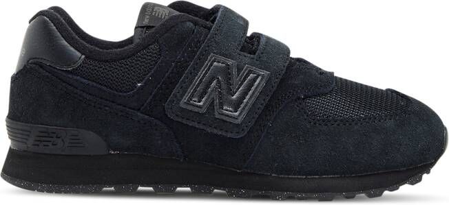 New Balance 574 Unisex Schoenen Zwart Maat: 32.5 Leer Synthetisch Textil Foot Locker