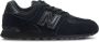 New Balance 574 Sneakers Unisex Zwart Leer Textil - Thumbnail 2