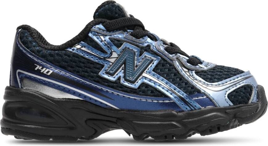 New Balance 740 Sneakers Unisex Blauw Mesh Synthetisch