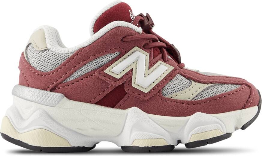 New Balance 9060 Babyschoenen Rood Leer