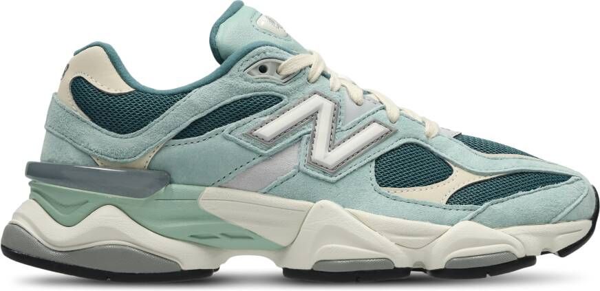 New Balance 9060 Sneakers Dames Groen Leer