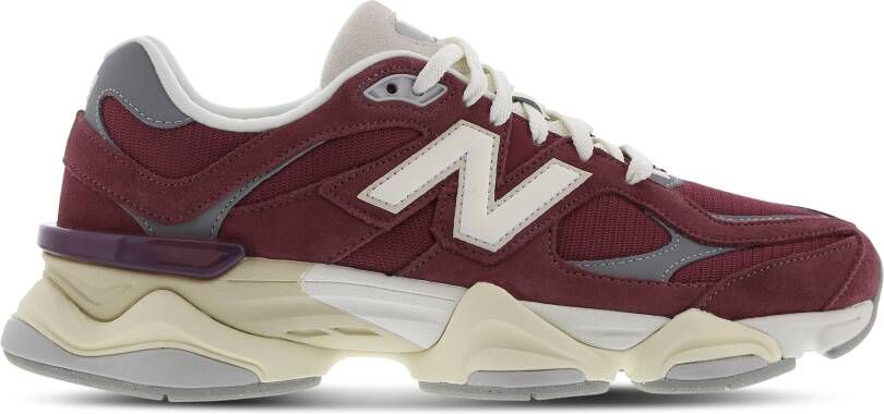 New Balance 9060 VNA Sneakers Gewassen Bordeaux Rots Grijs Rood Heren - Foto 1