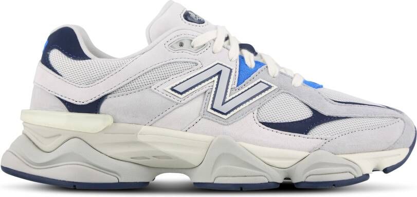 New Balance 9060 Sneakers Heren Grijs Leer Synthetisch
