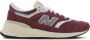 New Balance Unisex Suède en Mesh Sneakers Purple Red Heren - Thumbnail 2