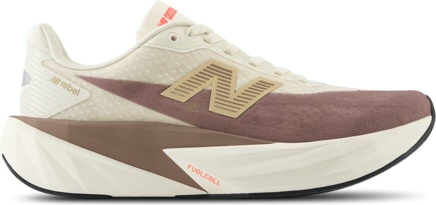 New Balance Fuelcell Rebel V5 Sneakers Dames Wit Leer