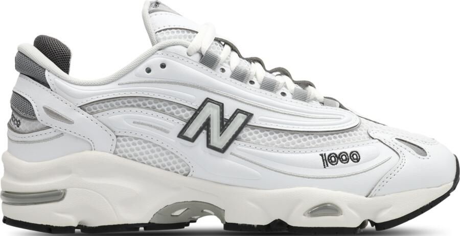 New Balance Witte Slip-On Sneakers met Vetersluiting - Foto 3