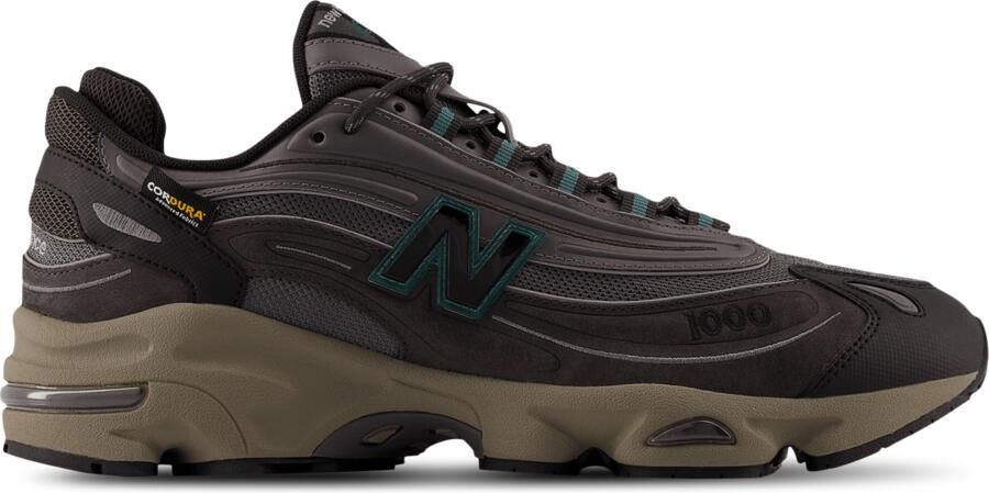 New Balance 1000 Sneakers Zwart Leer