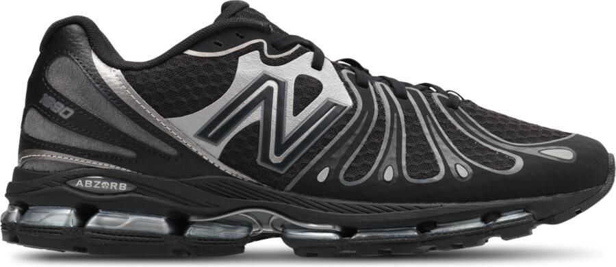 New Balance 1890 Sneakers Heren Zwart Leer