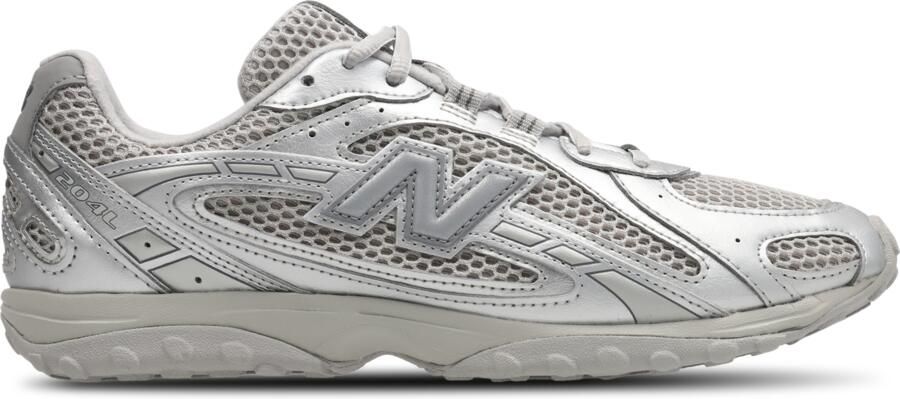 New Balance 204L Sneakers Dames Zilver Leer