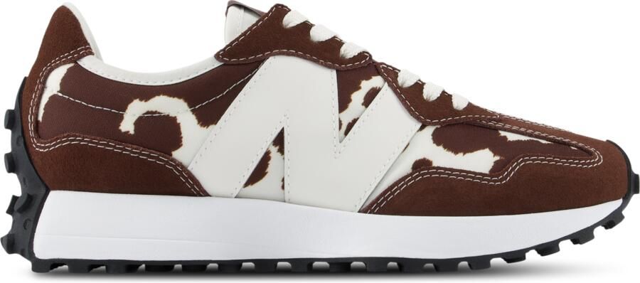 New Balance 327 Sneakers Dames Rood Leer Synthetisch