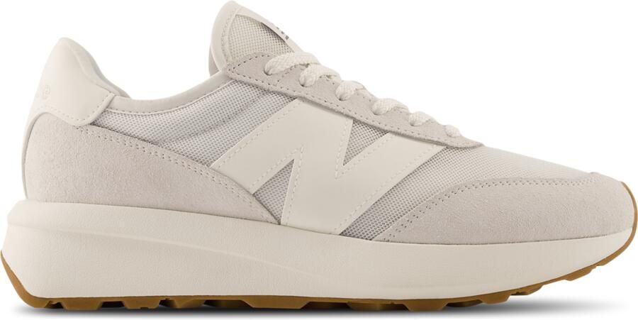 New Balance 370 Sneakers Wit Leer