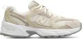 New Balance Leren sneakers met veters en rubberen zool - Beige
