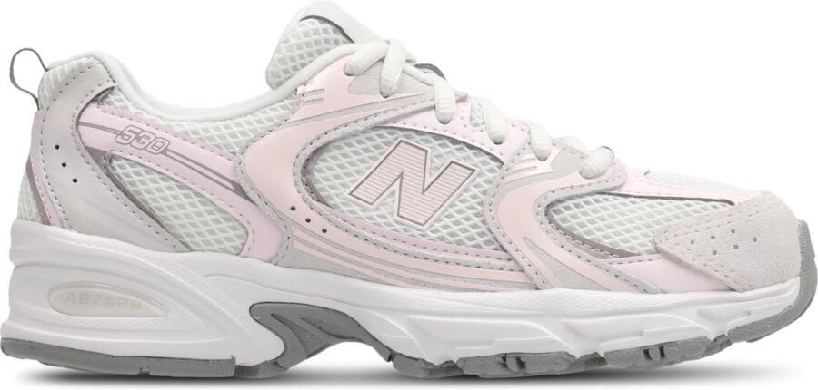 New Balance Leren sneakers met veters en rubberen zool