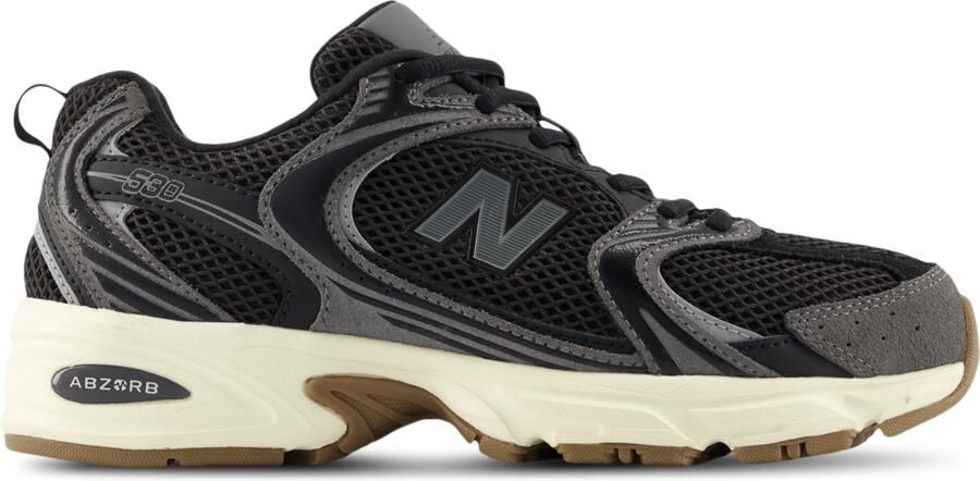 New Balance 530 Sneakers Dames Zwart Synthetisch Textil
