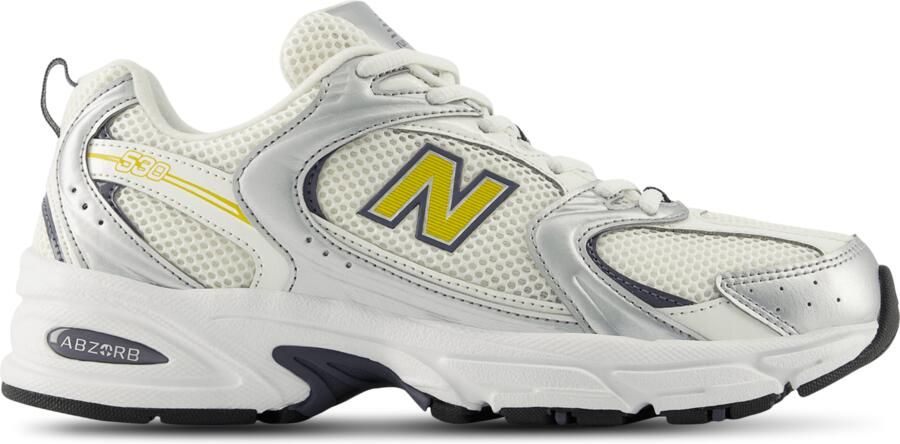 New Balance 530 Sneakers Heren Zilver Textil Synthetisch