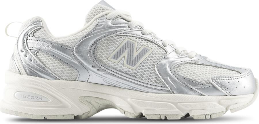 New Balance 530 Sneakers Heren Zilver Textil Synthetisch