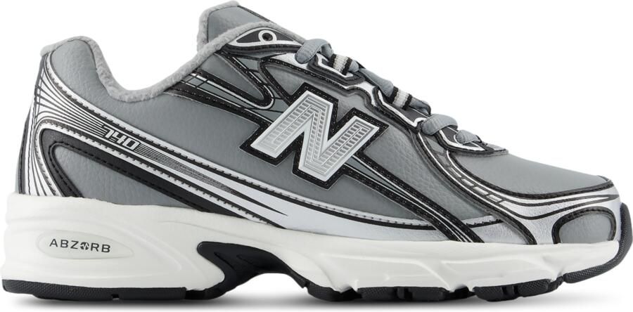 New Balance 740 Kindersneakers Grijs Leer