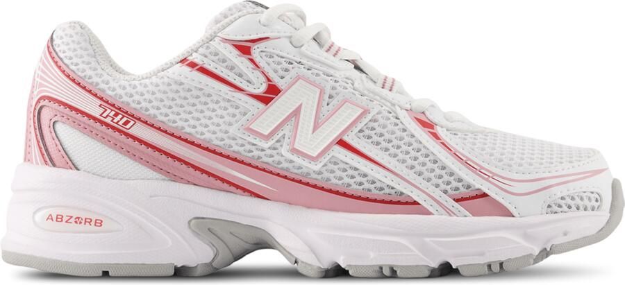 New Balance 740 Kindersneakers Wit Leer