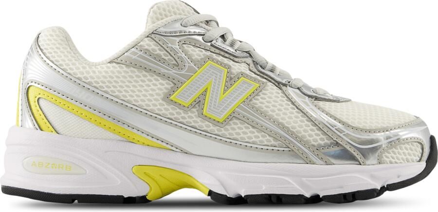 New Balance 740 Kindersneakers Zilver Leer