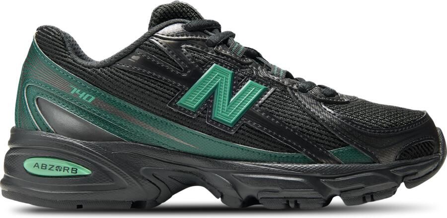 New Balance 740 Kindersneakers Zwart Leer