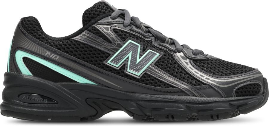 New Balance 740 Kindersneakers Zwart Mesh Synthetisch