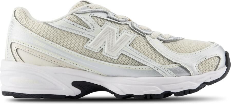 New Balance 740 Bungee mesh sneakers ecru zilverkleurig