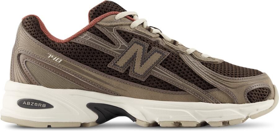 New Balance 740 Sneakers Dames Beige Leer