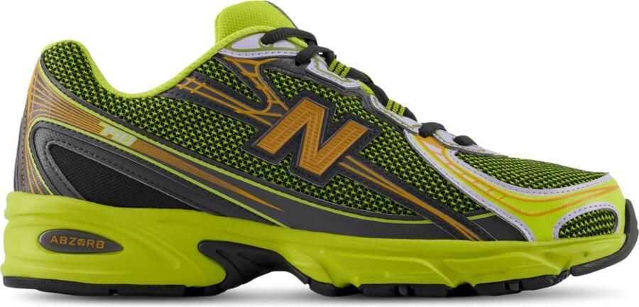 New Balance 740 Sneakers Dames Groen Leer
