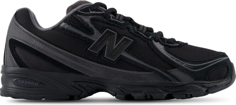New Balance 740 Sneakers Zwart Leer