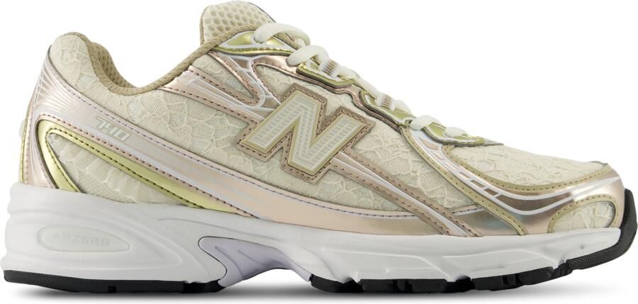 New Balance 740 Sneakers Heren Grijs Leer
