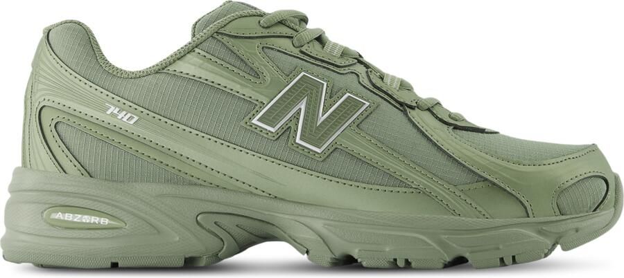 New Balance 740 Sneakers Groen Leer