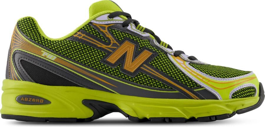 New Balance 740 Sneakers Heren Groen Leer