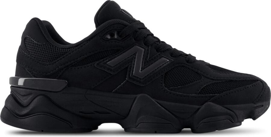 New Balance 9060 Kindersneakers Zwart Mesh Synthetisch
