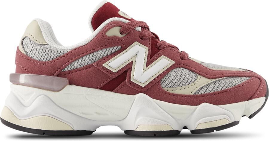 New Balance 9060 Peuterschoenen Rood Leer