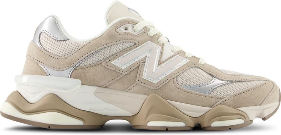 New Balance 9060 Sneakers Dames Bruin Suède