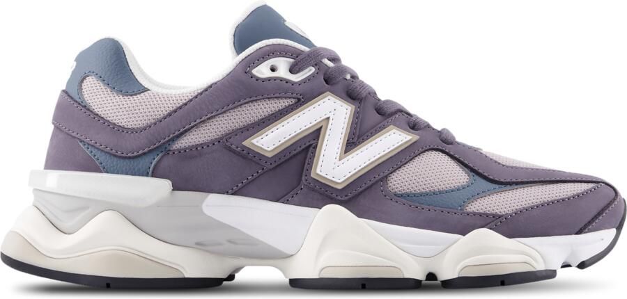 New Balance 9060 Sneakers Dames Grijs Leer