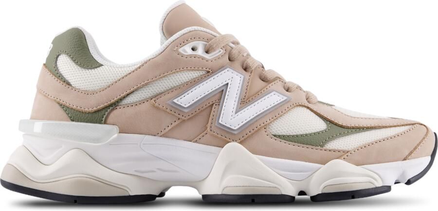 New Balance 9060 Sneakers Dames Grijs Leer